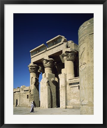 Framed Temple of Kom Ombo, Kom Ombo, Egypt Print