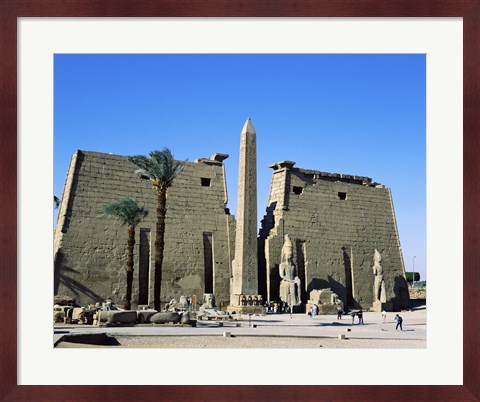 Framed Temple of Luxor, Luxor, Egypt Print