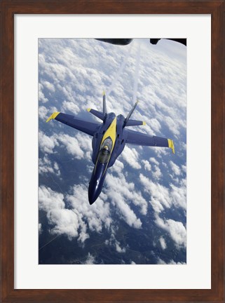 Framed U.S. Navy Blue Angels F-18 Hornet Print