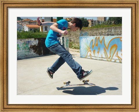 Framed Goncalo Skate Arruda Print