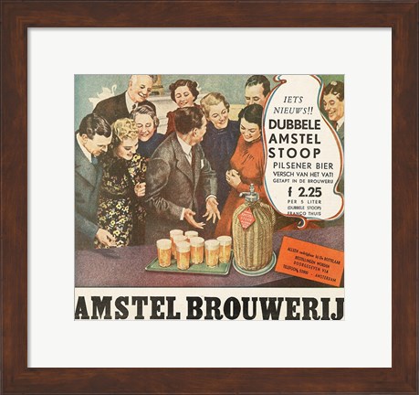 Framed Dubbele Amstelstoop Print