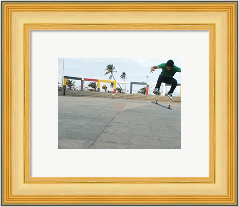 Framed Skate Jump Print