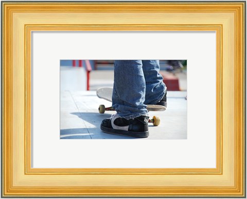 Framed Skater in Florence Print
