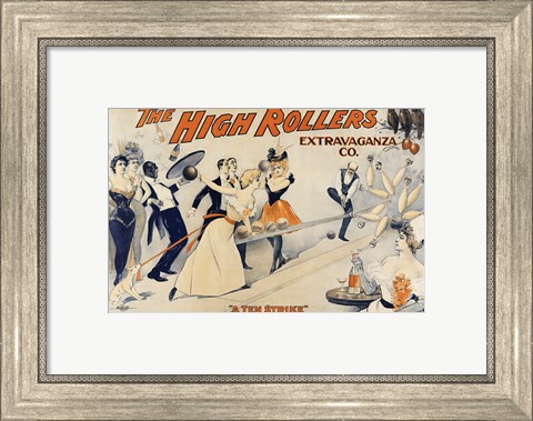 Framed High Rollers Extravaganza Co. Print