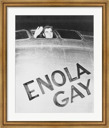 Framed Tibbets Enola Gay Print