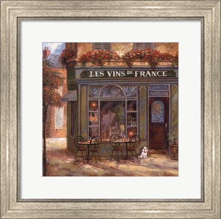 Framed Wine Shop Print