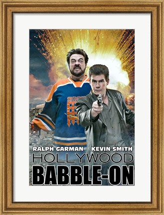 Framed Hollywood Babble-On Print