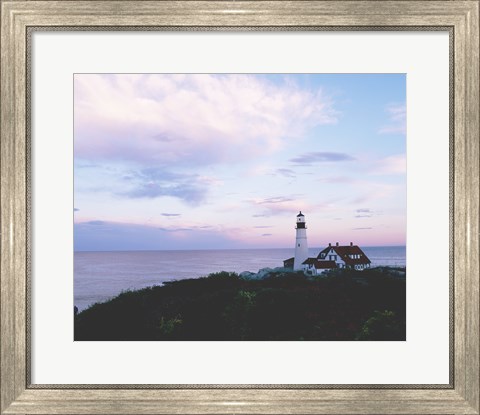 Framed Portland Head Lighthouse Cape Elizabeth Maine USA Print