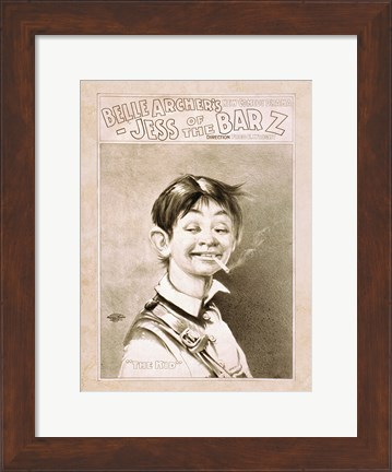 Framed Belle Archer&#39;s Comedy Drama Print