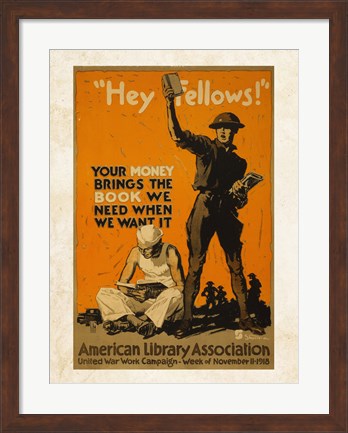 Framed American Library Association Print