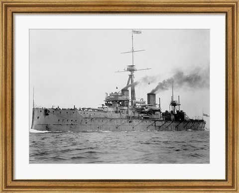 Framed HMS Dreadnought 1906 H61017 Print