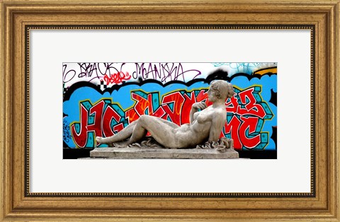 Framed Graffiti Sculpture Tokyo Print