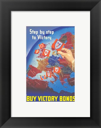 Framed Step by Step to Victory Print