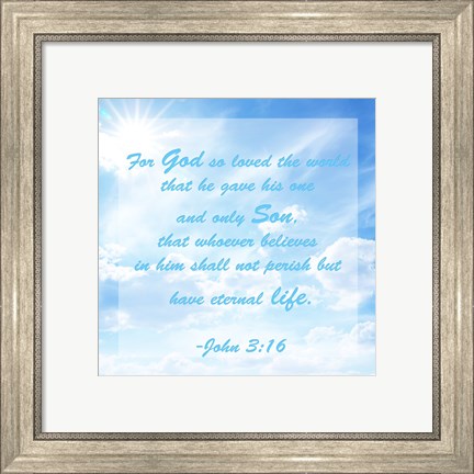 Framed Eternal Life Print