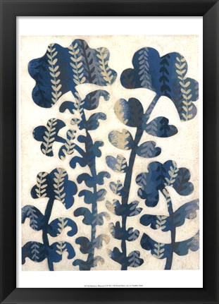 Framed Blueberry Blossoms II Print
