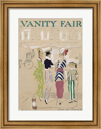 Framed Vanity Fair June 1914 Cover Print