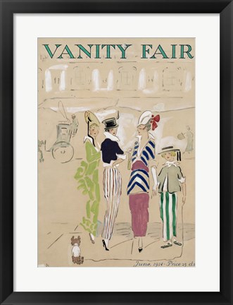Framed Vanity Fair June 1914 Cover Print