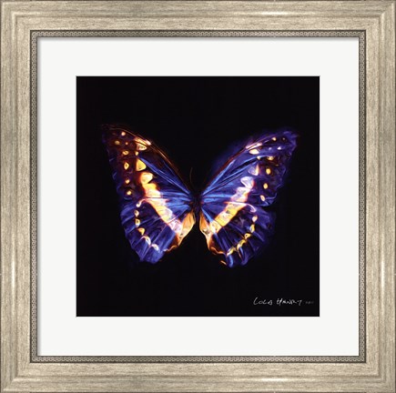 Framed Techno Butterfly II Print