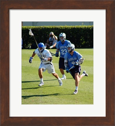 Framed UNC Duke Lacrosse Print