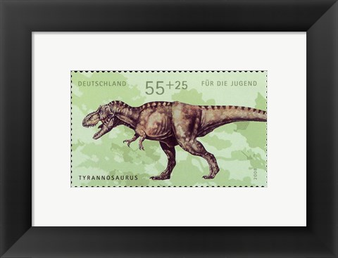 Framed Tyrannosaurus Print
