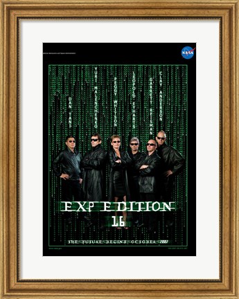 Framed Expedition 16 The Matrix Crew Poster Print