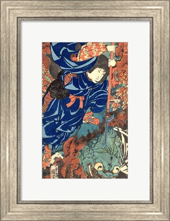 Framed Kuniyoshi Utagawa, Suikoden Series Print