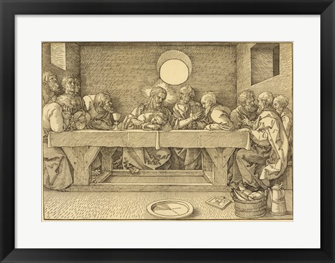 Framed Last Supper Durer Print