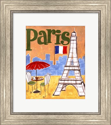 Framed Paris (A) Print