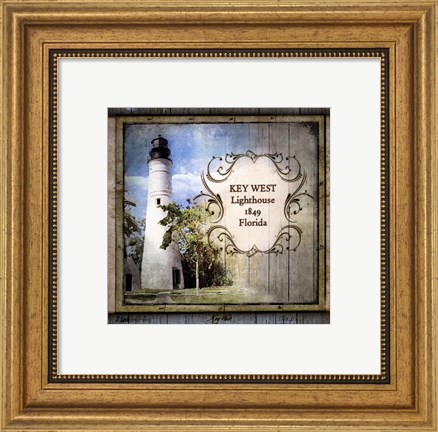 Framed Florida Lighthouse VI Print