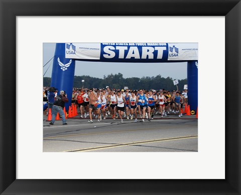 Framed Air Force Marathon Print