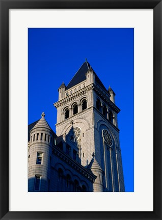 Framed Low angle view of a post office, Old Post Office Building, Washington DC, USA Print