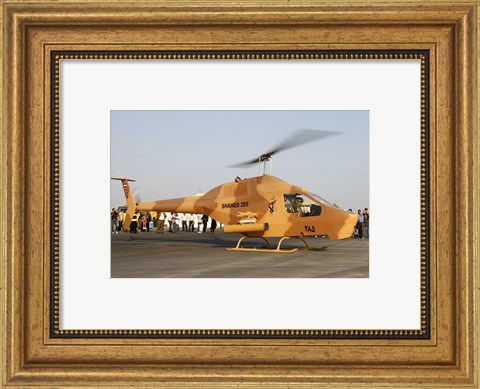 Framed Iranian Revolutionary Guard Air Force Shahed 285 Sharifi Print