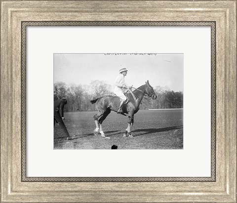 Framed Capt. Lloyd  Eng. Polo Team Print