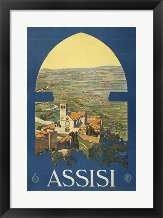 Framed Assisi Print