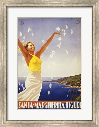 Framed Santa Margherita Ligure Print