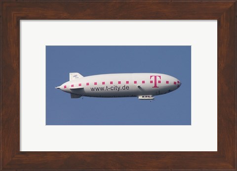 Framed Zeppelin - color photo Print