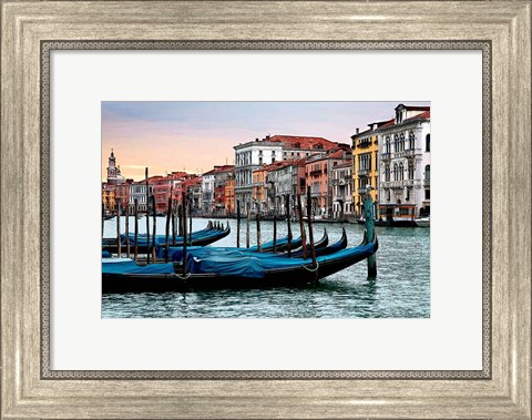 Framed Dawn in Venice Print