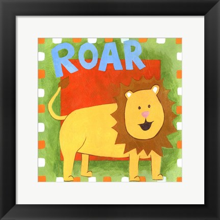 Framed Roar Print