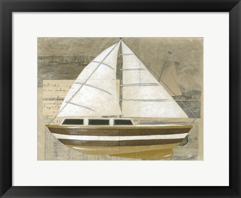 Framed Tour by Boat I Print
