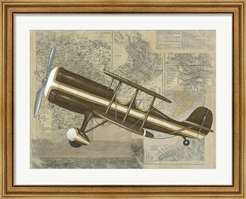 Framed Tour by Plane I Print