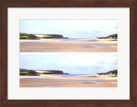 Framed 2-Up Sunlit Sands I Print