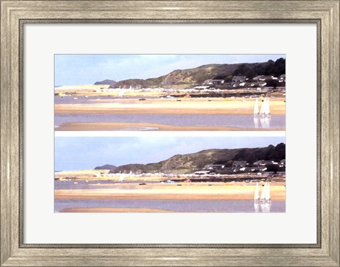 Framed 2-Up Sunlit Sands III Print