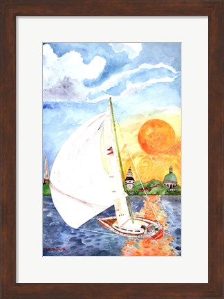 Framed Day Sail Print