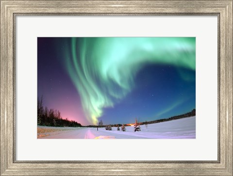 Framed Aurora Borealis Print