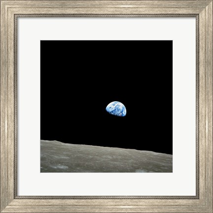 Framed Earthrise Print