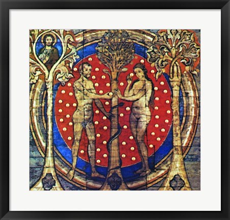 Framed Adam und Eve Print