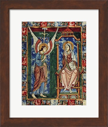 Framed St. Albans Psalter Print