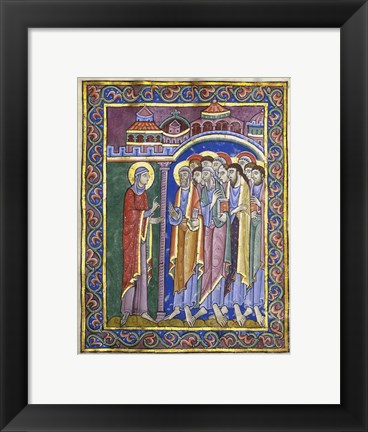 Framed Mary Magdalene Tells the Disciples Print