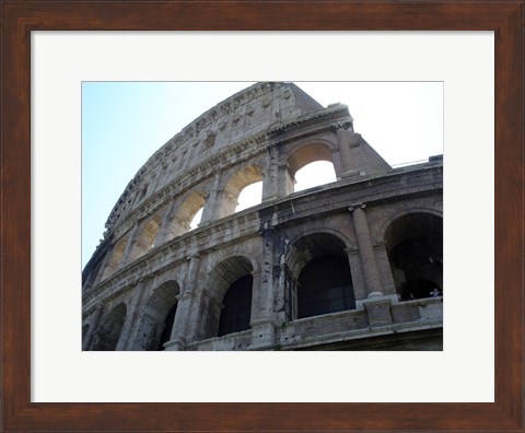 Framed Low Angle View of the Colosseum Print