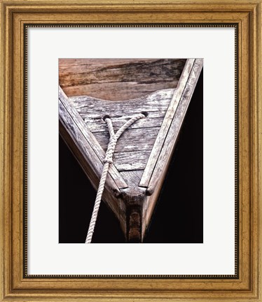 Framed Wooden Rowboats III Print